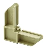 Prime-Line Products PL 14943 No-Miter Screen Frame Corner, 7/16" x 1", Almond Plastic,(Pack of 20) [