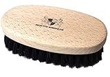 近藤 ドイツ製 靴磨きブラシ 馬毛 ラウンド BK DONOK selected horsehair brush