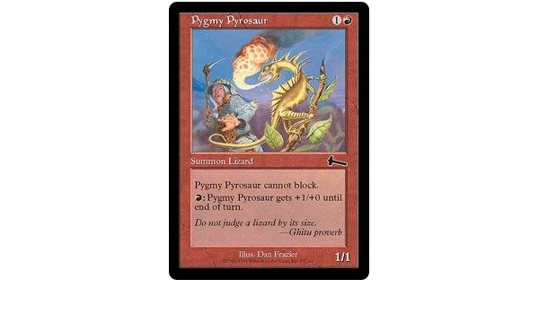 Amazon 英語版 ウルザズ レガシー Urza S Legacy Ulg ピグミー パイロザウルス Pygmy Pyrosaur マジック ザ ギャザリング Mtg トレカ 通販