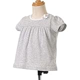 (プチバトー)PETIT BATEAU ベビー Tシャツ 半袖 ギャザー切替 Robe 16604 女の子 09 POISSIERE 36M [並行輸入品]