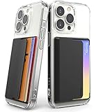 [Ringke] SIDE SLOT CARD HOLDER カードホルダー SUICA PASMO 収納 財布 定期入れ 名刺入れ カード収納 カード入れ スマホ カード ホルダー ポケットケース クレジットカード スマホカードケース - Black