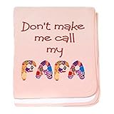 CafePress – My Papa – スーパーソフトベビー毛布、新生児おくるみ ピンク 12525761356832E