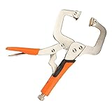 Fenteer Cクランプ バイスグリップ ロッキング プライヤー 鉗子 トング 高炭素鋼 全4サイズ選択 - 11インチ