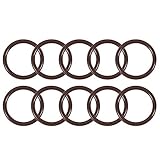 uxcell フッ素ゴム製Oリング 23 mm外径 18mm内径 2.5mm幅 メトリックFKMシーリングガスケット 10パック