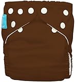 Charlie Banana Hybrid Cloth Diaper - Snap - Holly Brown - One Size by Charlie Banana [並行輸入品]