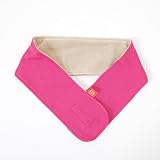 minimynimo アイス・IN・タオルマフラー Kid's用 マゼンタ×ベージュ (ジェルパック2個付き)【日本製】