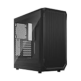 Fractal Design Focus 2 Black TG Clear Tint エアフロー重視 強化ガラスパネル採用 ATX PCケース FD-C-FOC2A-01 CS8052