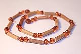 The Art of Cure 12.5 in. Baltic Amber & Hazelwood Teething Necklace (Unisex) (HONEY) - 100% Authenti