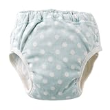 (チャックル) chuckle トイトレ初期の子におススメ!Wガーゼ6層両開きトレーニングパンツ【水色】 サックス 100cm 6632-100-30