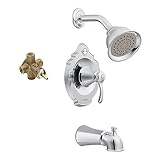 Moen KTSVE-P-T2503CR Vestige Showerhead and 7-Inch Spout, Chrome [並行輸入品]