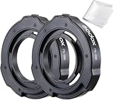 Godox ML-GB Bowens アダプター、Godox AD300Pro、Godox ML100Bi、Godox ML60IIBi、Godox ML30、ML30Bi、ML60、ML60Bi 用 (2パック)