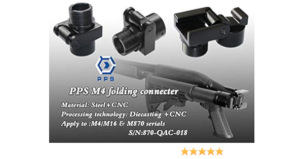 Amazon Pps タナカ Pps M870 フォールディング ストックアダプター M4 Collapsing Stock Adapter 870 Qac 018 パーツ 通販