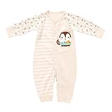 Decdeal ベビーロンパース ユニセックス 100％コットン ベビー服 ロングスリーブ 春秋 赤ちゃん