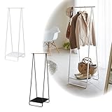 コートハンガー アイアン ハンガーラック ポールハンガー ハンガーラック タワー(ホワイト)
