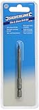 Silverline 6mm Tct Spear Head Mirror Glass Tile Drill Holesaw Bit 1 4" Hex Shank