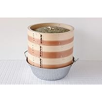 Amazon｜【かごや】杉 中華蒸篭(セイロ・蒸し器)30cmステンレス