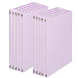 プラス フラットファイル A4 タテ 樹脂製とじ具 10冊 バイオレット 78-232 No.021N-10P