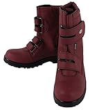 [ジーデージャパン] JSAA A種認定 半長靴 後方反射材 耐油底 くるぶしパッド付き 4E GD-20 ワインレッド 27 cm