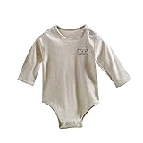 MRZD　ベビーロンパース　ボディースーツ　長袖　男女兼用　100％綿　２枚 (3-6ケ月, 浅い緑（１枚）)