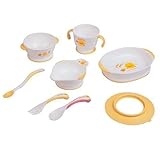 Piyo Piyo 8 Piece Stage 1 Training Table Set, Pink by Piyo Piyo [並行輸入品]