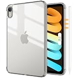 ProCase iPad Mini A17 Pro 第7世代 2024 Mini6 ケース 2021 8.3インチ クリアケース 透明 保護カバー 軽量 スリム 耐衝撃 適用機種：iPad Mini A17 Pro 第7世代 2024（A2993 / A2995 / A2996）、Mini 第6世代 2021（A2567 / A2568 / A2569） - クリアグレー