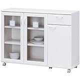 白井産業 【SHIRAI】 ルシフォン カウンターワゴン LCF-8511CW