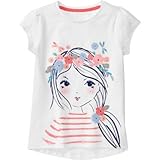 ジンボリー GYMBOREE/ フラワーガールティ ホワイト トップス半袖Tシャツ 10歳【並行輸入】