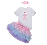Marlegard赤ちゃん女の子クラウン2番目誕生日ジャンプスーツチュチュスカートヘッドバンドの衣装24 M カラー: パープル