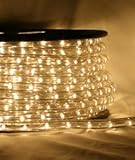 CBConcept ® 120 vlr66ft-ww暖かいホワイト65フィート110 V-120 V 2線1 / 2 " LEDロープライト、クリスマス照明、インドア/アウトドアロープ照明