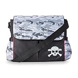 Black Messenger Diaper Bag - Camouflage / Skull by Tender Kisses [並行輸入品]