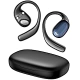 イヤホン bluetooth イヤホン ワイヤレスイヤホン瞬時接続 オープンイヤー イヤホン 最大100時間再生 骨伝導イヤホンの革新 空気伝導イヤホン ブルートゥース イヤホン 耳掛け式 耳を塞がない ながら聴き イヤホン マイク付き 音漏れ抑制 LEDディスプレイ