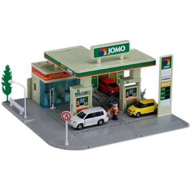 トミカタウン まとめ売り ガソリンスタンド、パーキング、JAF＆車両セット おまけ付き】トミカタウン ガソリンスタンドセット - メルカリ