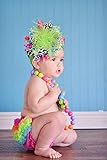 【こどもヘアバンド】カラフル！！ミントグリーンファーの派手カワヘアバンド【ミント×レインボウ】★誕生日や入園入学のスタジオ撮影や発表会に！！お姉ちゃんになったらヘアクリップピンでアレンジしましょ