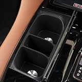 FDAIUN 車センターコンソール カップホルダーコースター ドリンクホルダー シリコーン パッド トヨタ アルファード 40系 トヨタ ヴェルファイア 40系 2023年6月~現行に適合 ラバーマット 滑り止め 振動低減 シリカゲル製 カスタム 内装パーツ アクセサリー カー用品 Toyota Alphard/Toyota Vellfire 車種専用 取り付け簡単 右ハンドル対応 ブラック 1個
