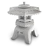 御影調 角雪見灯籠1尺5寸