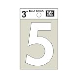 ホワイトビニールダイカットself-stick Numbers