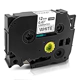 ブラザー用 ピータッチ 互換 TZe-231 単品 白地黒文字 幅12mm 【長さ 8m】 brother ラベルテープ テプラ テープ TZeテープ