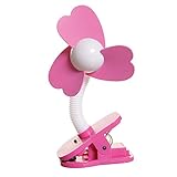 dreambaby ドリームベビー Clip-on Fan Silver with Black Foam ベビーカー扇風機 クリップオン ファン White/Pink ホワイト/ピンク