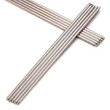 クラフトライフ かんざし金具 かんざしパーツ 一本挿し 通し穴付き 150mm 30本 材料 パーツ (シルバー)