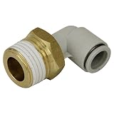 SK11 ワンタッチ管継手 エルボユニオン 10mmホース用 R1/2 KQ2L10-04AS