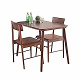 ダークブラウン／ダイニングセット ダイニング 3点 セット テーブル チェア ダイニングテーブル ダイニングチェア 木製 シンプル カントリー ナチュラル 天然木 新生活