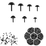 さし目 ぬいぐるみ 800個入り 3mm/4mm/5mm/6mm/7mm 縫製 手芸 手作り ールアイ ドールメイキング 目 動物 人形眼 アイ 人形目 目玉動物 鼻 DIY用 （収納ケース付き)