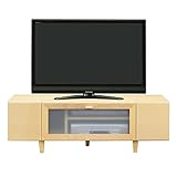 日本製 北欧風 幅120cm ロータイプテレビボード ナチュラル