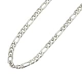(アップフェル®)[50cm]サージカルステンレス フィガロチェーン 2.9mm ［ 銀 シルバー ］ 切り売り 素材 アクセサリー パーツ 資材