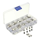 100pcs 5x20mm electrical fuse amp fast-blow glass fuse box