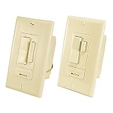 Heath Zenith SL-6023-IV Wireless Command, RF 3-way wall switch, 2-Count [並行輸入品]