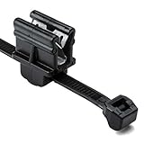 Hellermann Tyton 156-00867 Cable Tie and Edge Clip 50 lbs 8.0 Long EC9 Panel Thickness .04-.12 PA66H