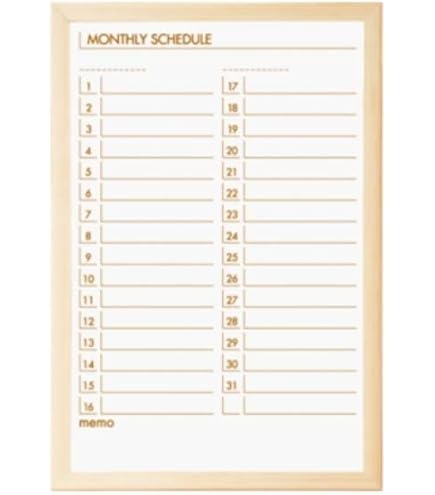 Amazon.co.jp: 馬印 AXシリーズ 壁掛ホーローホワイトボード 週間予定