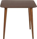 不二貿易 ダイニングテーブル エクレア 幅75×奥行75×高さ70cm ダークブラウン 92601