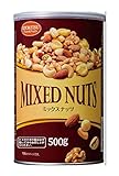 共立食品 ミックスナッツ缶オリジナル 500g 1 個